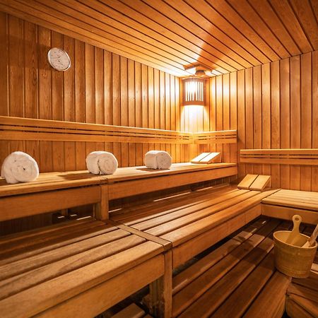 Studio Im Hotel Des Alpes Flims Exterior foto