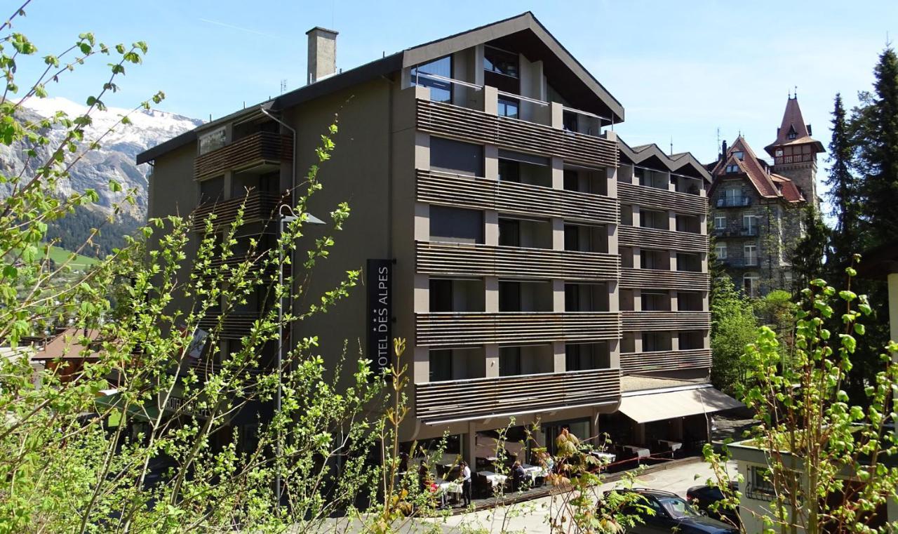 Studio Im Hotel Des Alpes Flims Exterior foto