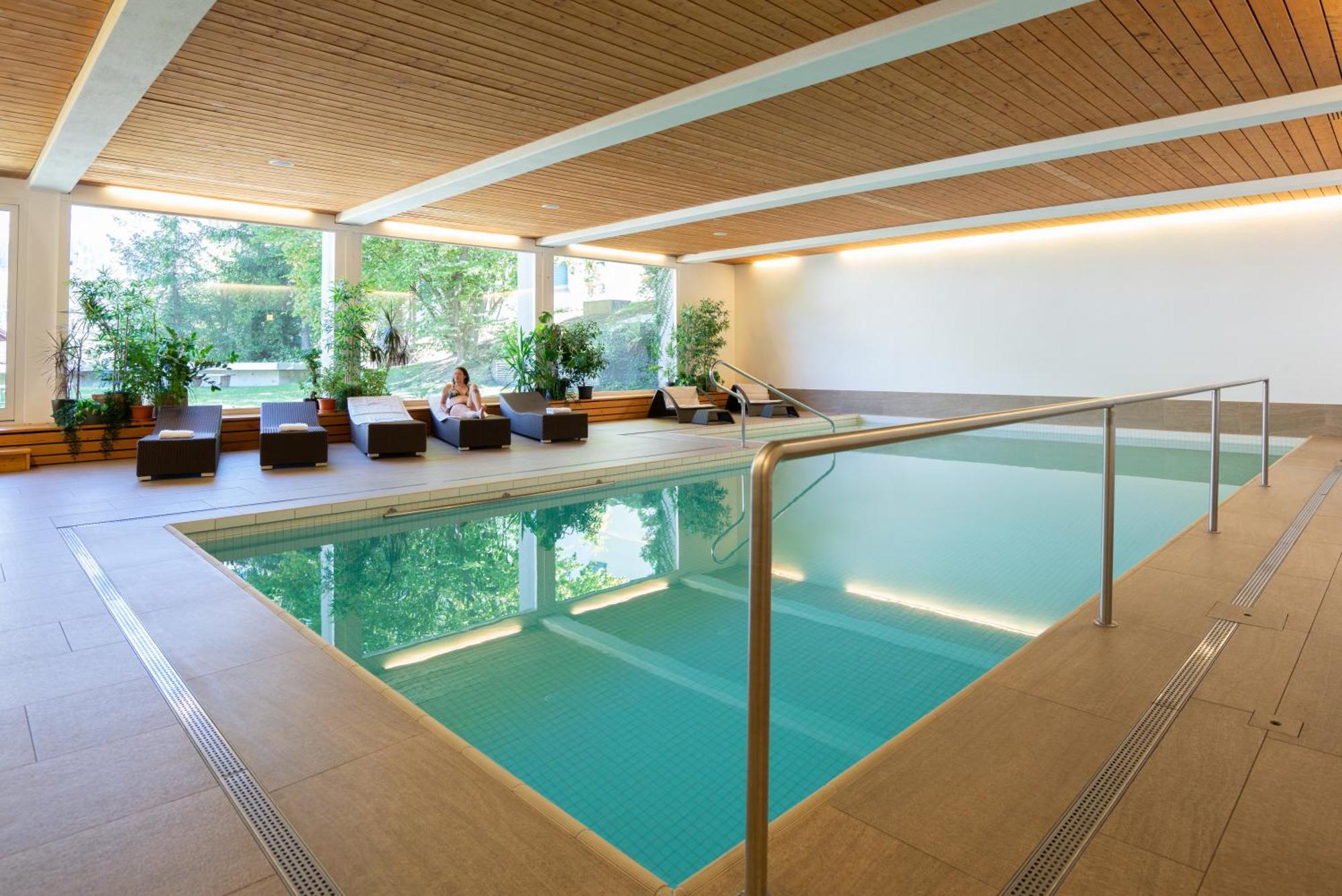 Studio Im Hotel Des Alpes Flims Exterior foto